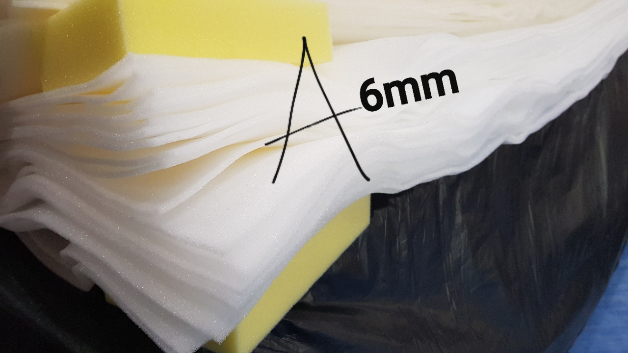 ฟองน้ำ-FOAM 6 มิล เกรด A